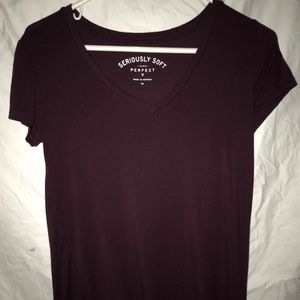 Seriously soft solid  color Crew Tee